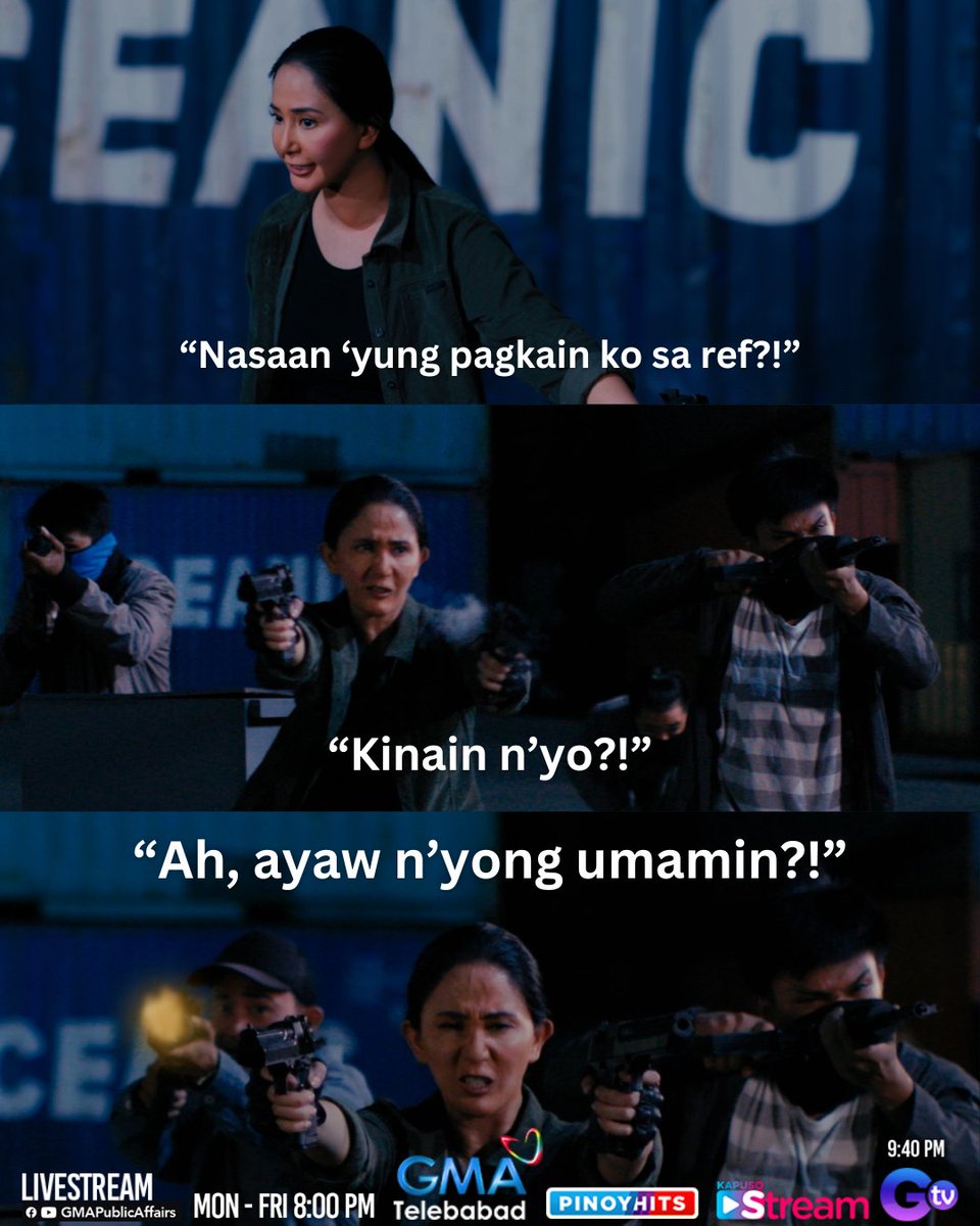 GMA_PA's tweet photo. Huy, umamin na kasi kayo! Lagot talaga kayo kay Romana!

Huwag palalampasin ang #BlackRider gabi-gabi, 8 PM sa GMA Telebabad, GMA Public Affairs' FB/YT livestream at 9:40 PM sa GTV. #BlackRiderBagongPagsubok https://t.co/9T7vblK9dx