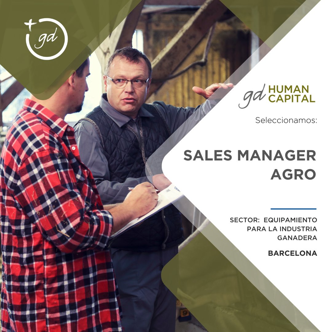 #OfertaEmpleo 🔎 Buscamos un/a SALES MANAGER AGRO (industria ganadera)

Para más información e inscripciones:zurl.co/7rJG 

<a href="/TrabajBarcelona/">Trabajo en Barcelona</a> <a href="/ocupaciostc/">Sant Cugat Feina</a> <a href="/EmpleoyRRHH/">Empleo y RRHH</a> @espaidefeina <a href="/cercafeina/">CERCA DE FEINA</a> #job #ofertaempleo