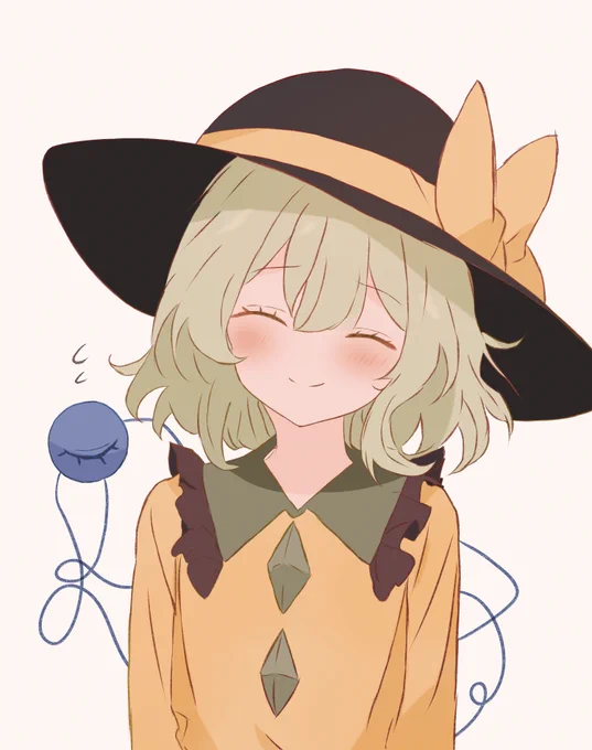 ちょっとだけ照れやなこいしちゃん  #古明地こいし #東方Project