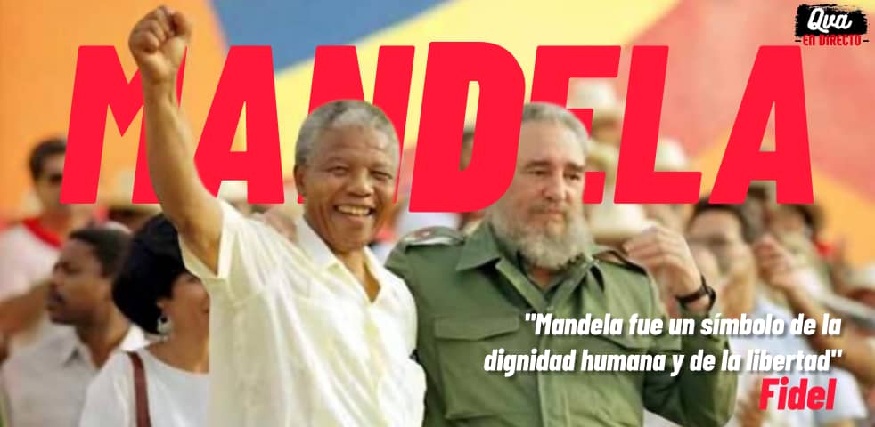 Símbolos de la dignidad humana. #MandelaVive #FidelPorSiempre