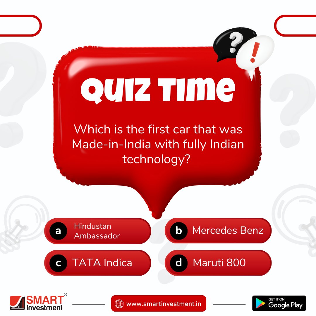 smartinvest25's tweet image. Smart Quiz Time!!

Let&apos;s See How Much Do You Know About Stock Market📈.

Comment down👇 your answer and let the games begin!!

VISIT OUR WEBSITE
smartinvestment.in

And don&apos;t forget to follow us.

#SmartQuiz #smartinvestment #explore #dailytips #stockmarketindia #newspaper