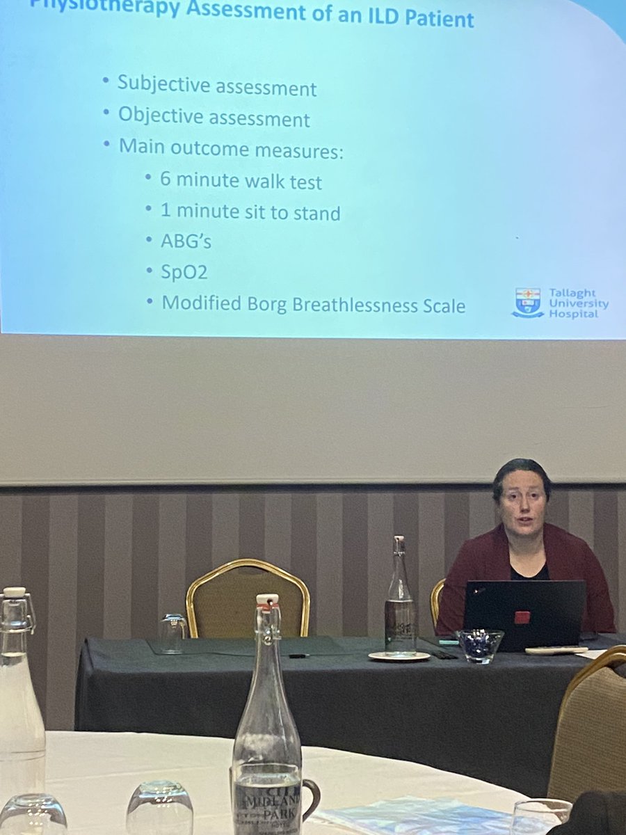 Super insight into the management of ILD from a PT perspective by Ciara Scanlan from TUH Points to consider for all members of MDT. 👏👏👏
