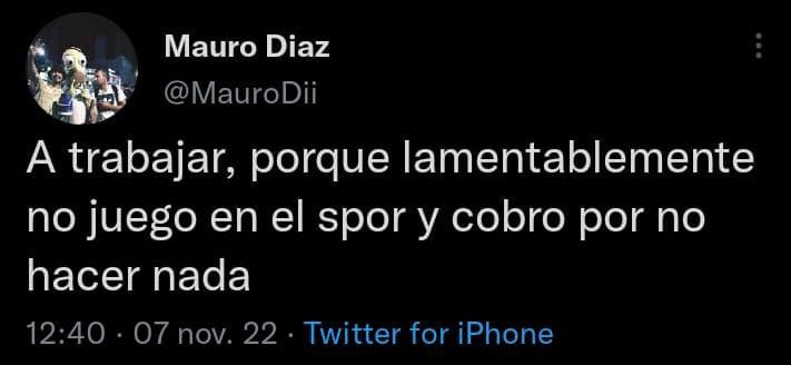 mauritoyaco's tweet photo. @MauroDii El hincha N1 del sport https://t.co/iKuLvFLw9k