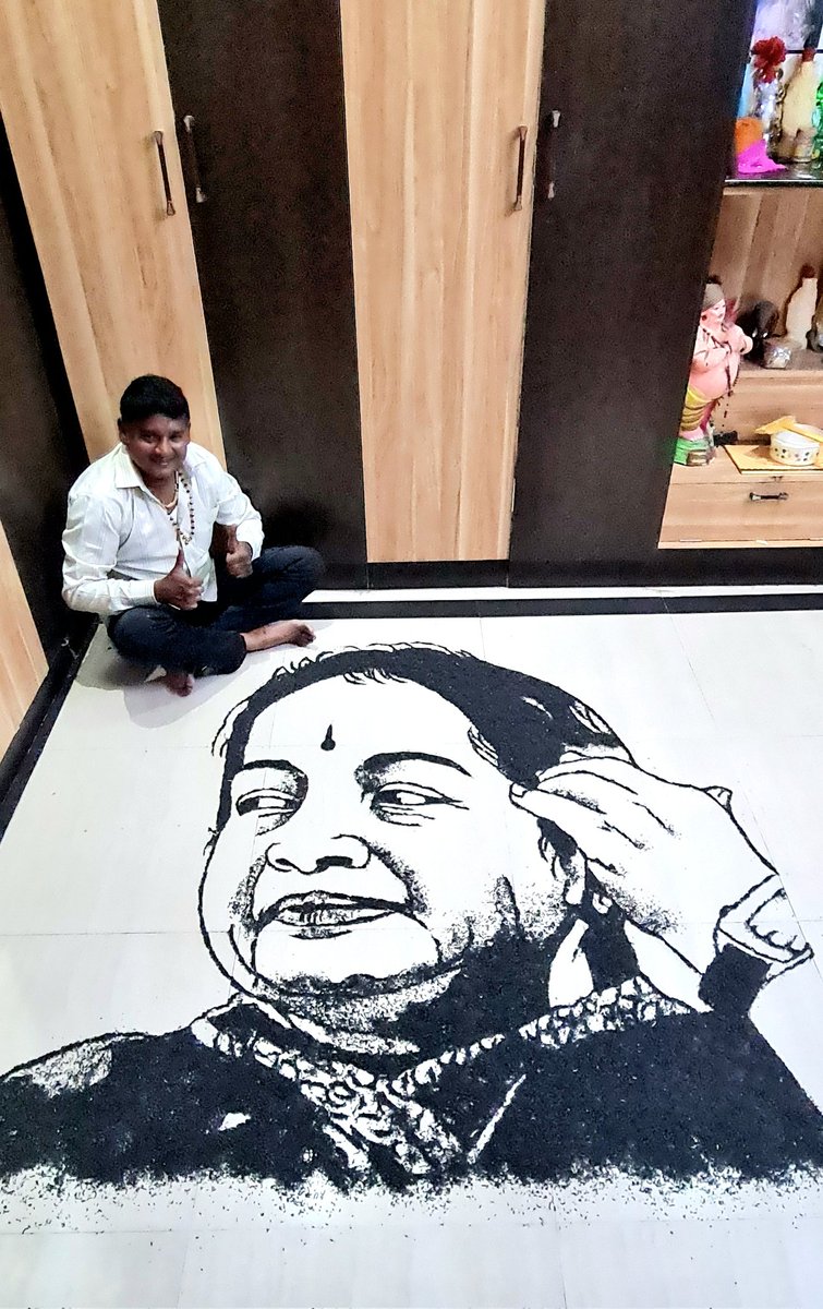 HarishvijiArtm1's tweet image. #7thyear #DeathAnniversary #Amma #Drawing #Rice #Artwork