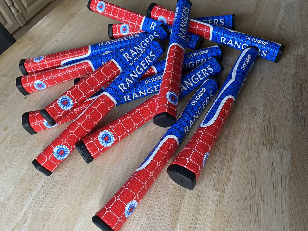 New Putter Grip Launch Official Merchandise Rangers F.C. order now on Octogrip.co.uk Shop