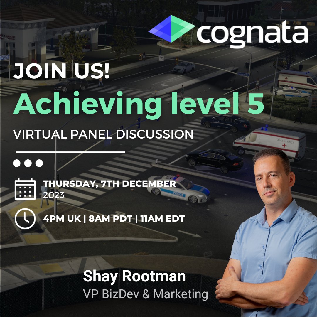 Cognata ltd tweet media