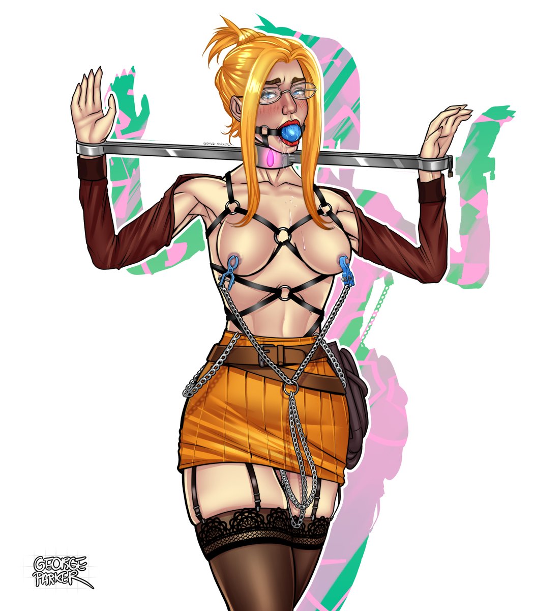 GeorgeParkerArt's tweet photo. It's been a ride and a pleasure working for
@shremedy i made Quistis+Karin secretary style and then we reworked 'em in these steamy variants. It's so damn hot that my roof is gonna blow up. #Comissions like this project make me proud of my #kinksterarmy https://t.co/ghQOX3KUr9