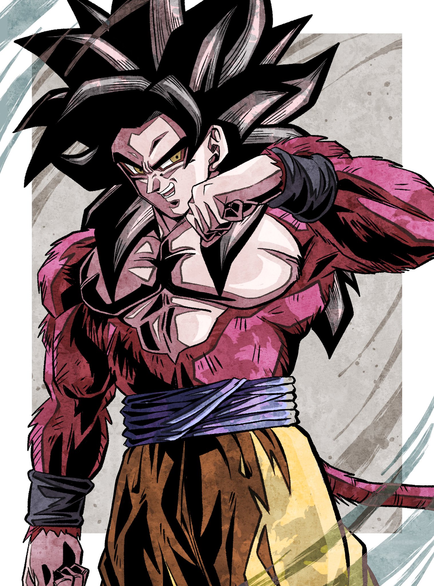 ドラゴンボール イラスト 1993年 特別描き下ろし 悟空 A4サイズ