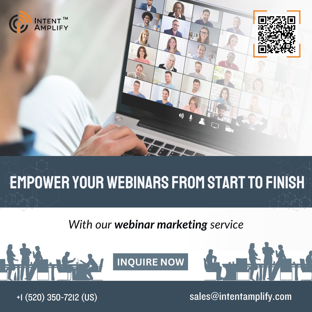Feel the Power of Persuasive Webinars for Unrivaled Engagement and Lead Generation. Let's Transform Your Audience into Advocates!

🎯 Ready to Amplify Your Impact?

Contact Us
☎️ +1 (520) 350-7212 
📧 sales@intentamplify.com

#WebinarSuccess #AmplifyYourImpact #EngageConvertGrow