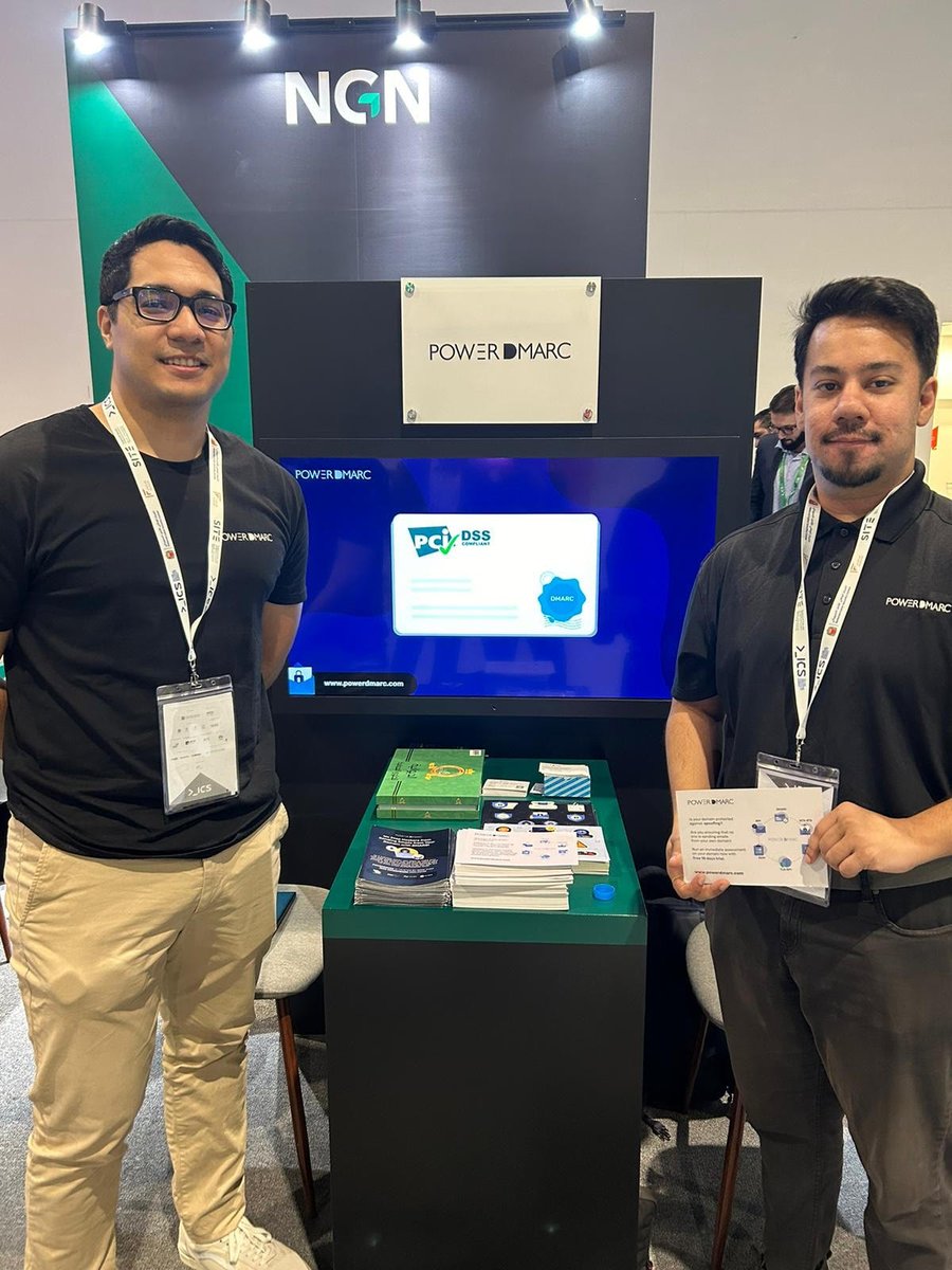 powerdmarc's tweet image. The PowerDMARC team marked their presence at the Arab International Cybersecurity Conference &amp;amp; Exhibition- AICS today to exchange valuable insights on the evolving landscape of domain and email security.
#aics2023 #bahrain #event #ngn #cybersecurity #powerdmarc