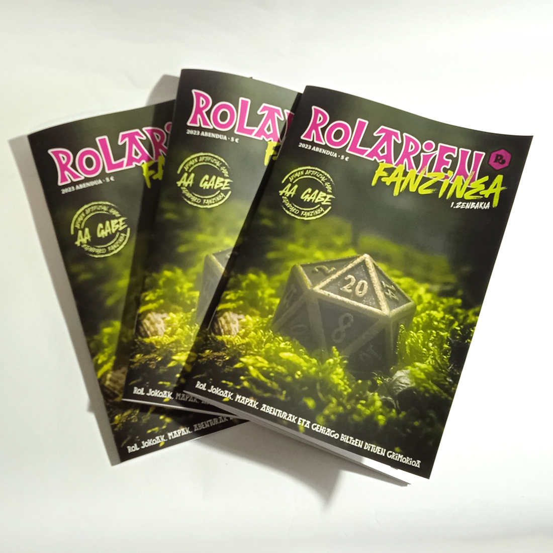 Rolariok, euskarazko LEHEN ROL FANZINEA aurten 
<a href="/durangokoazoka/">Durangoko Azoka</a> n! Abenturak, mapak, artikulu interesgarriak eta beste gauza asko aurkituko dituzue bertan!  rolariak.eus/rolariak-duran…