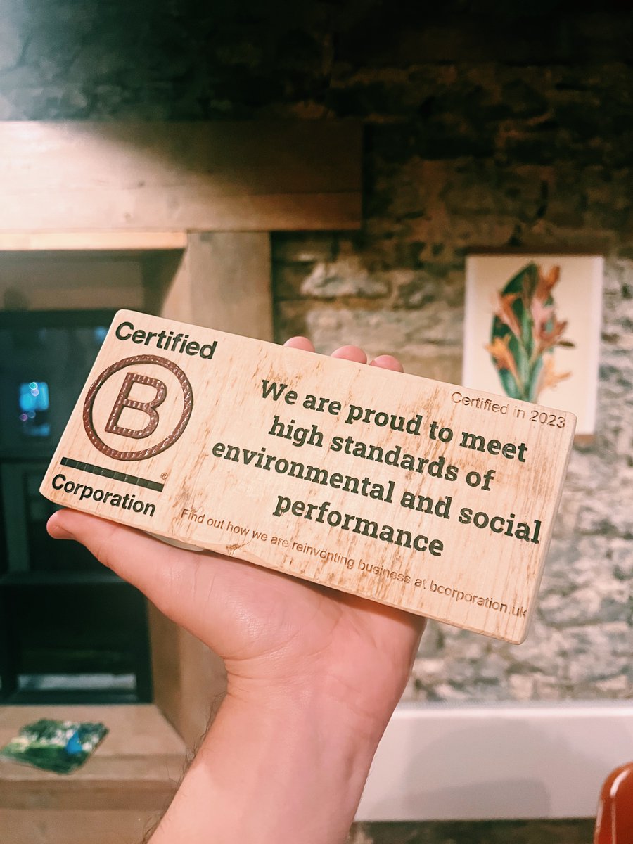 We’re so happy to share that we’re officially a B Corp 🥳

This means that our strong positive impact on our workers, community, customers and planet has been independently verified by <a href="/BCorpUK/">B Corp UK</a>.

Big thanks to our wonderful clients and staff for making it possible 🤜🤛