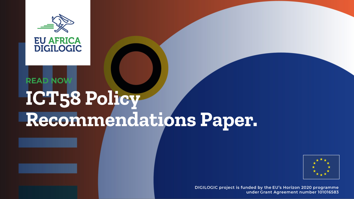 Read the 'Policy Recommendations Paper' for insights and learnings from ICT-58 projects. digilogic.africa/presentations-…