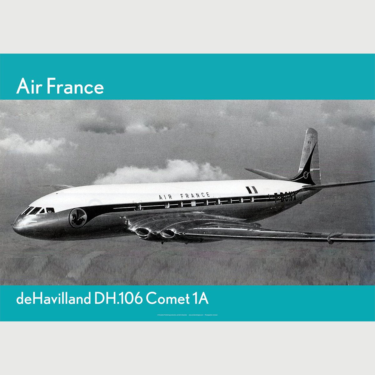 ConistonAir's tweet photo. In 1952 Air France was one of the first to fly the deHavilland Comet until they were withdrawn following a series of disastrous crashes. de Havilland developed the Comet 4 in 1958, just before the launch of the Boeing 707.   

Art Print avail at 
https://t.co/hk4ZEnRY5R https://t.co/vhz05UR5WA