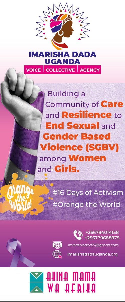 ImarishaDadaa's tweet image. With few days remaining to end #16Days of Activism against GBV among women and girls, with support from @amwaafrika, we shall be extending care and facilitate healing of SGBV survivors and build community of care and resilience to #EndSGBV
#16DaysOfActivism  
#DadaVoices