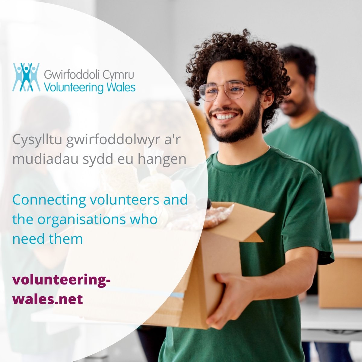 Gyda’r argyfwng recriwtio gwirfoddolwyr presennol, hysbysebwch eich cyfleoedd drwy lwyfan am ddim a hwylus Gwirfoddoli Cymru. Mae’n ffordd ddi-ffwdan o ddenu gwirfoddolwyr at eich achos gwirfoddolicymru.net