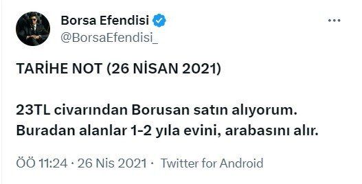 Borsa Efendisi tweet media