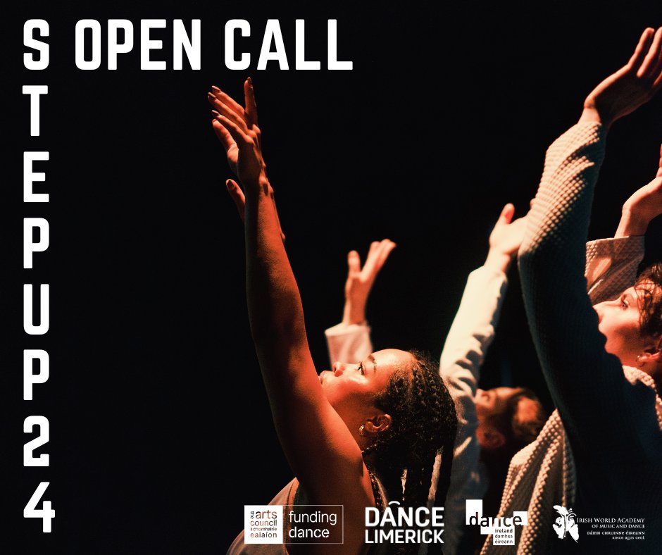 DublinDanceFestival (@dublindancefest) on Twitter photo DEADLINE APPROACHING
Calling all Irish or Ireland-based early-career dancers!
Remember to apply to #stepup2024 before Tuesday 12 Dec
Email stepupdanceproject@gmail.com if you have any queries about your application
More info at tinyurl.com/mrybnshb <a href="/DanceLimerick/">Dance Limerick</a> DEADLINE APPROACHING
Calling all Irish or Ireland-based early-career dancers!
Remember to apply to #stepup2024 before Tuesday 12 Dec
Email stepupdanceproject@gmail.com if you have any queries about your application
More info at tinyurl.com/mrybnshb <a href="/DanceLimerick/">Dance Limerick</a>