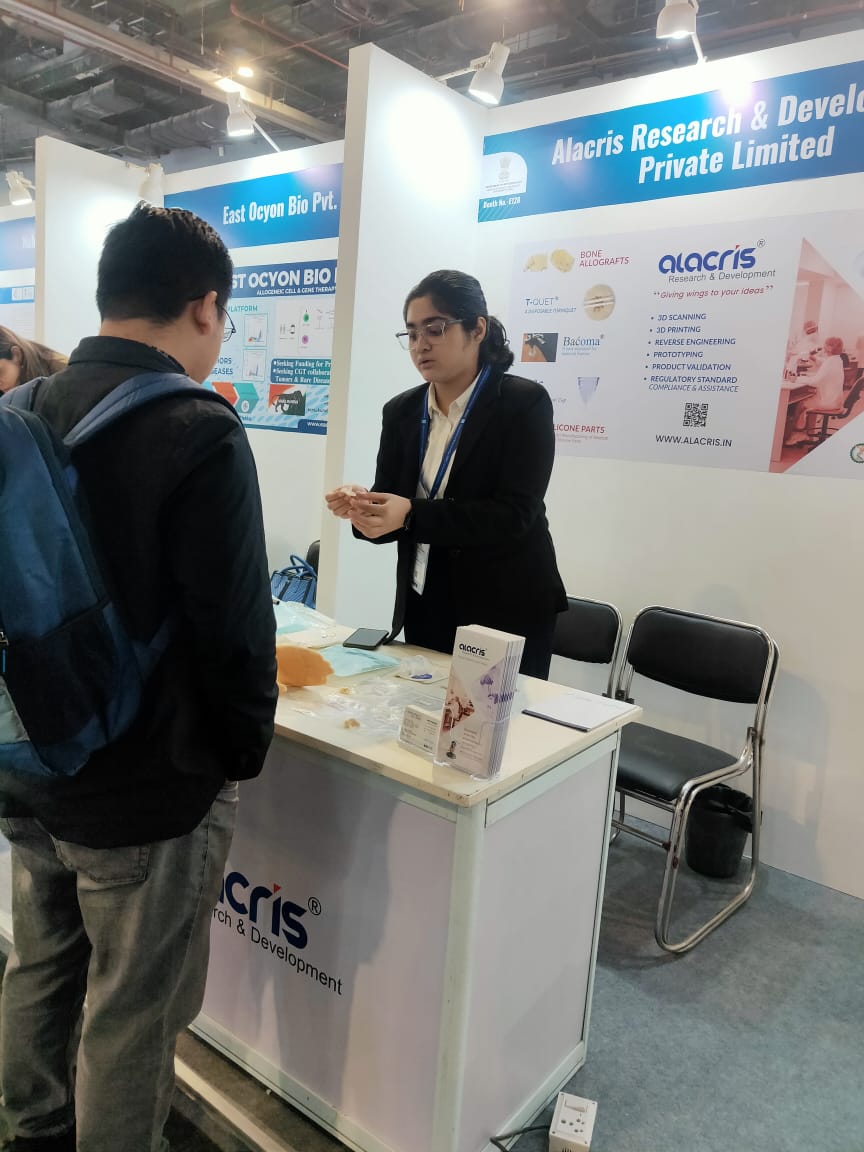 Alacrisindia's tweet photo. Team Alacris Research &amp; Development is all set to meet and greet you with the revolutionary Innovations at the Global Bio India 2023!

For more information on Alacris Research &amp; Development, visit:
https://t.co/okmcQWkR2T

#india #BIRAC #DBTIndia #GlobalBioIndia #Technology #STBI https://t.co/xG8GKNCjwa