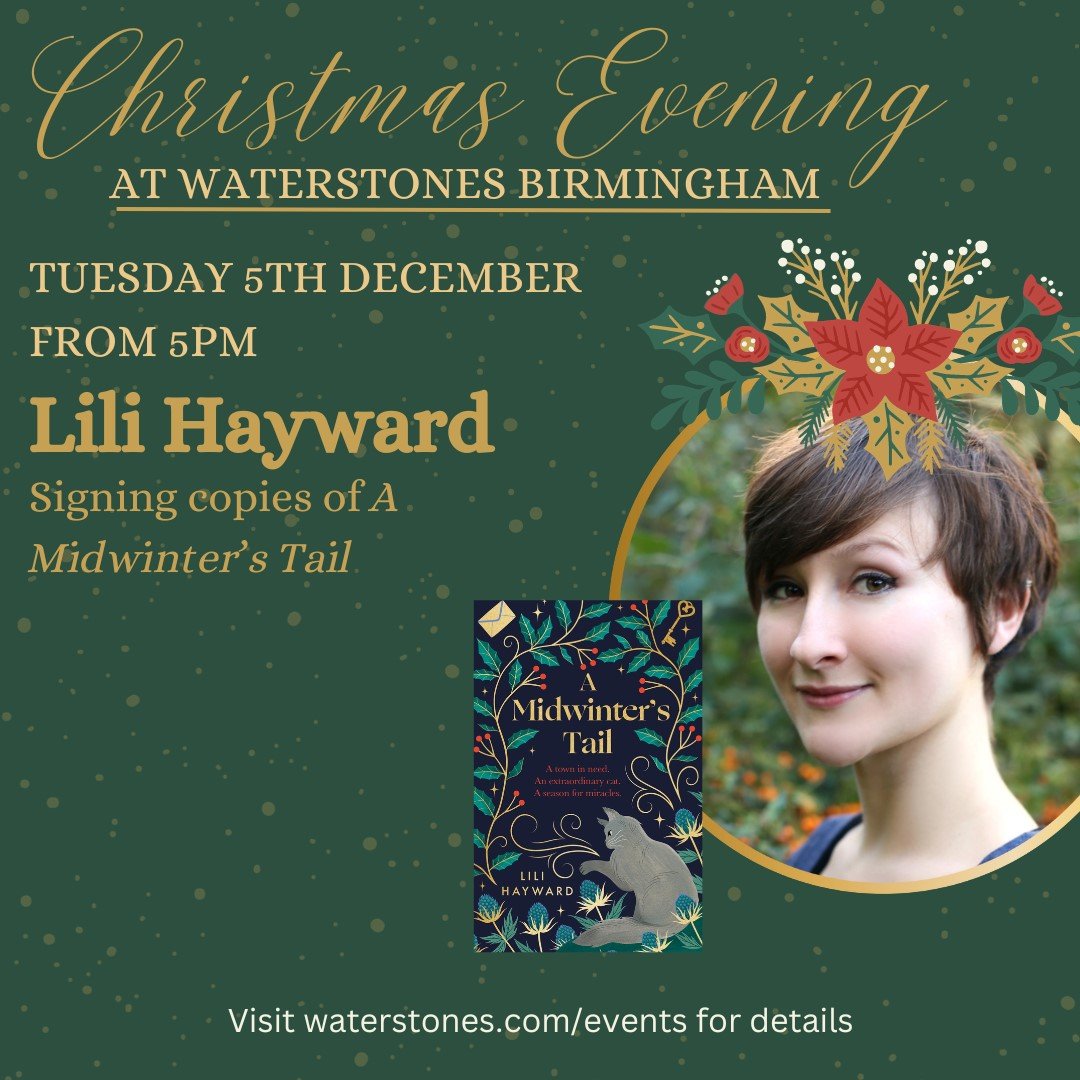 Nazia¹²⁷ (@gambit589) on Twitter photo Birmingham people! Don't miss <a href="/lilihayward/">Lili Hayward</a> tonight at the Waterstones Christmas event, go buy a gorgeous copy (or two) of A MIDWINTER'S TAIL and Lili will sign them for you (get her to draw a cat too). No tickets required, just turn up and have fun! waterstones.com/events/christm… Birmingham people! Don't miss <a href="/lilihayward/">Lili Hayward</a> tonight at the Waterstones Christmas event, go buy a gorgeous copy (or two) of A MIDWINTER'S TAIL and Lili will sign them for you (get her to draw a cat too). No tickets required, just turn up and have fun! waterstones.com/events/christm…