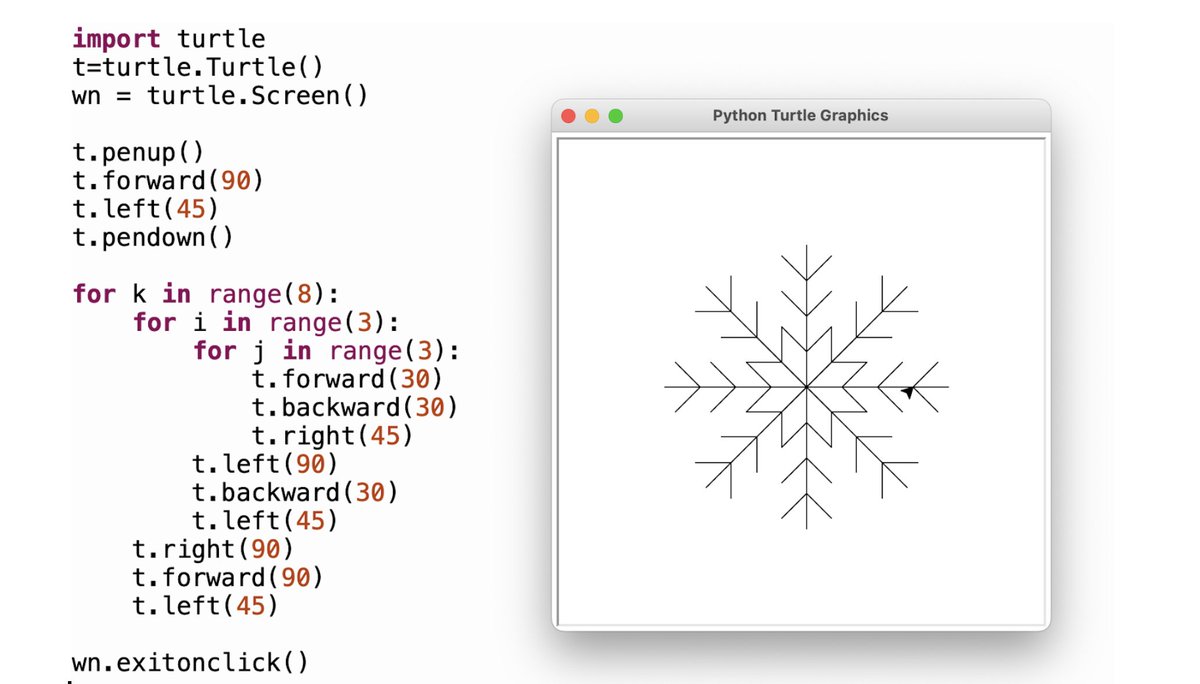 RICCompSci's tweet image. Last week it was snowing in Rochester. This week we&apos;re coding snow.. #Year8 #coolcoders ..and exploring programming constructs. This week: nested for loops.