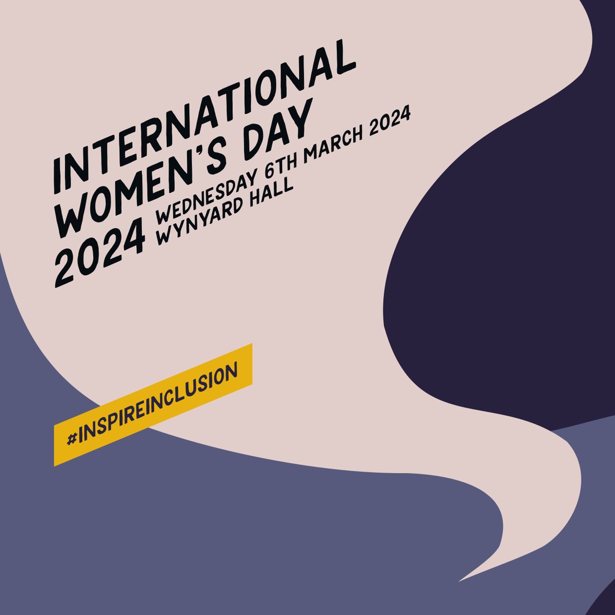 We are hosting our 8th IWD celebration in partnership with @Powerofwomen_ 💜

This year is our biggest yet with a move to <a href="/WynyardHall/">Wynyard Hall</a>. 

Watch this space as we'll shortly be announcing our first inspirational speaker.

Register here: eventbrite.co.uk/e/internationa…

#InspireInclusion
