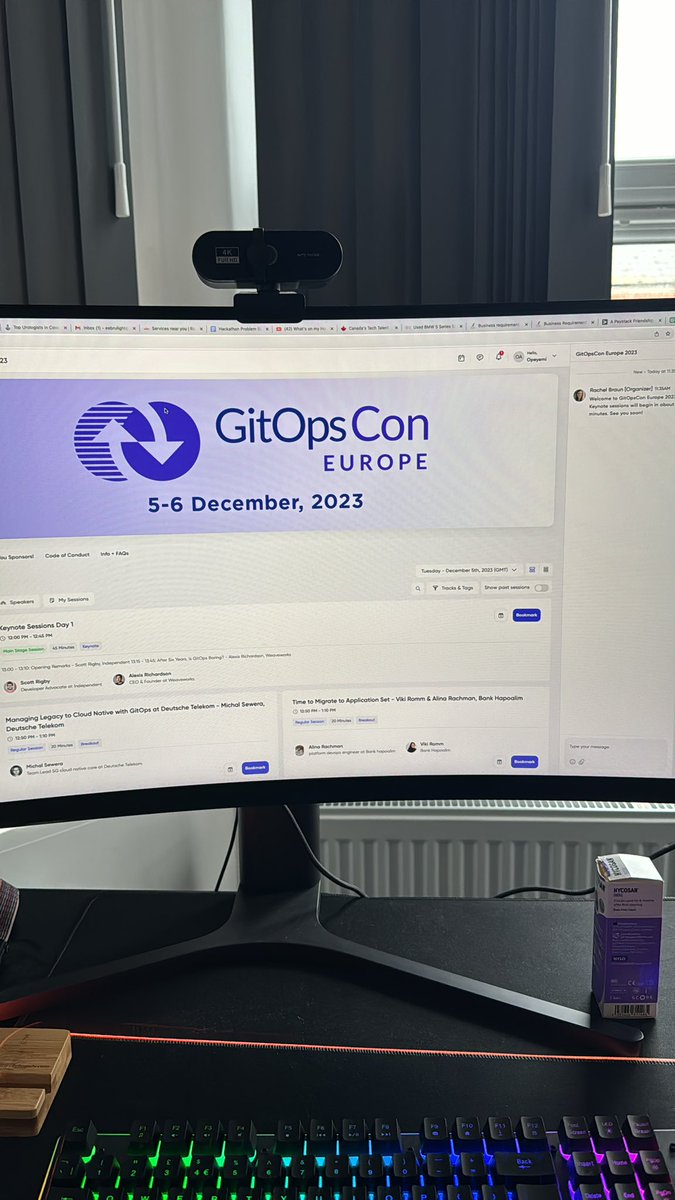 0x_bambii's tweet image. It’s #GitOpsCon EU today, and I’m attending virtually