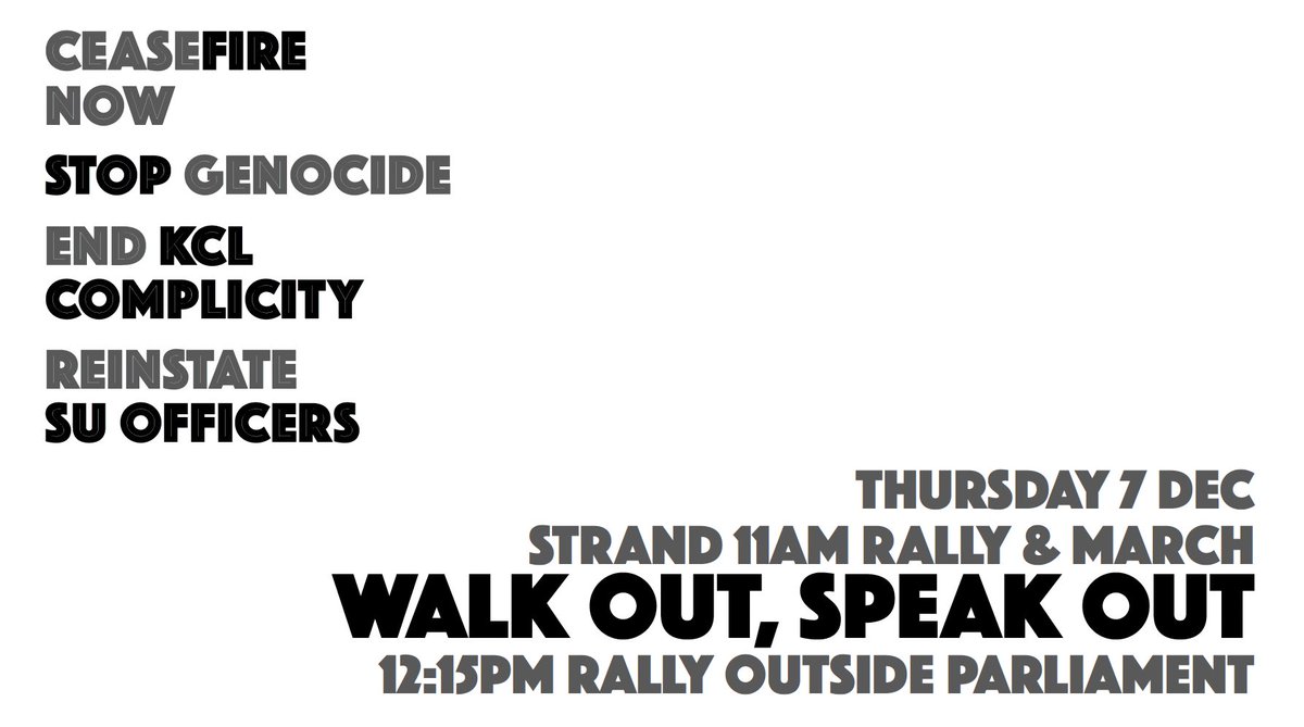 KCL_UCU's tweet photo. Join us this Thursday! #CeasefireNow #StandWithGaza https://t.co/8n2RWx6MjD