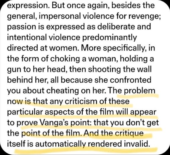 mahiwang's tweet photo. @TheCineprism @writinggraphics it's funny how u said the same shit that's mentioned in this article, that a person defending this nonsensical movie would say LMAO
link: https://t.co/HDaTj9jYmx https://t.co/NmQfJuDPmL