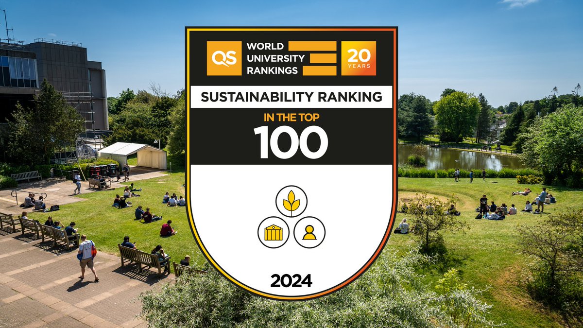 We're delighted to announce the University of Bath has been rated among the world’s top 100 universities for its sustainability efforts in a major global ranking published today. @worlduniranking bath.ac.uk/announcements/… #QSWUR #TopUnis