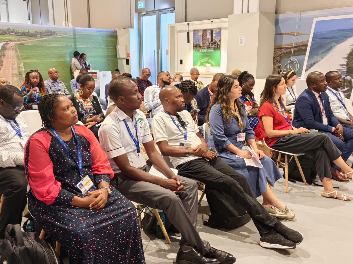 EnviClimateC_Ke's tweet photo. Happening now! UNDP is hosting side event on indigenous peoples and local communities in climate action at the Kenyan Pavilion at Expo City Dubai on the margins of the ongoing #COP28UAE https://t.co/gV0xJEz75b