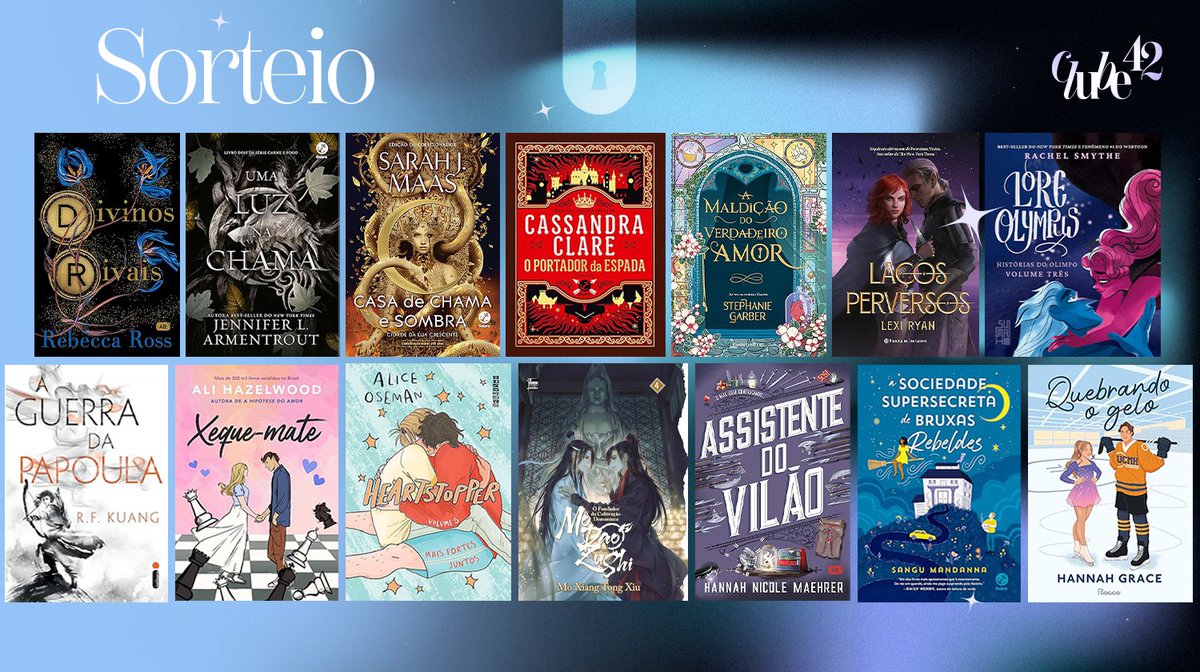 42Clube's tweet photo. 🔹🔷 Sorteio Relâmpago 🔷🔹

🏆Prêmio: 1 livro da seleção ou outro de até R$60 (ou pix)!  

Regras: 
➠Seguir @42Clube
➠Dar RT aqui e no FIXADO sem citar (prontinho!)  

🗓️ENCERRA: quando o fixado encerrar. Boa sorte! 🍀 https://t.co/Cx5qW7zMKs
