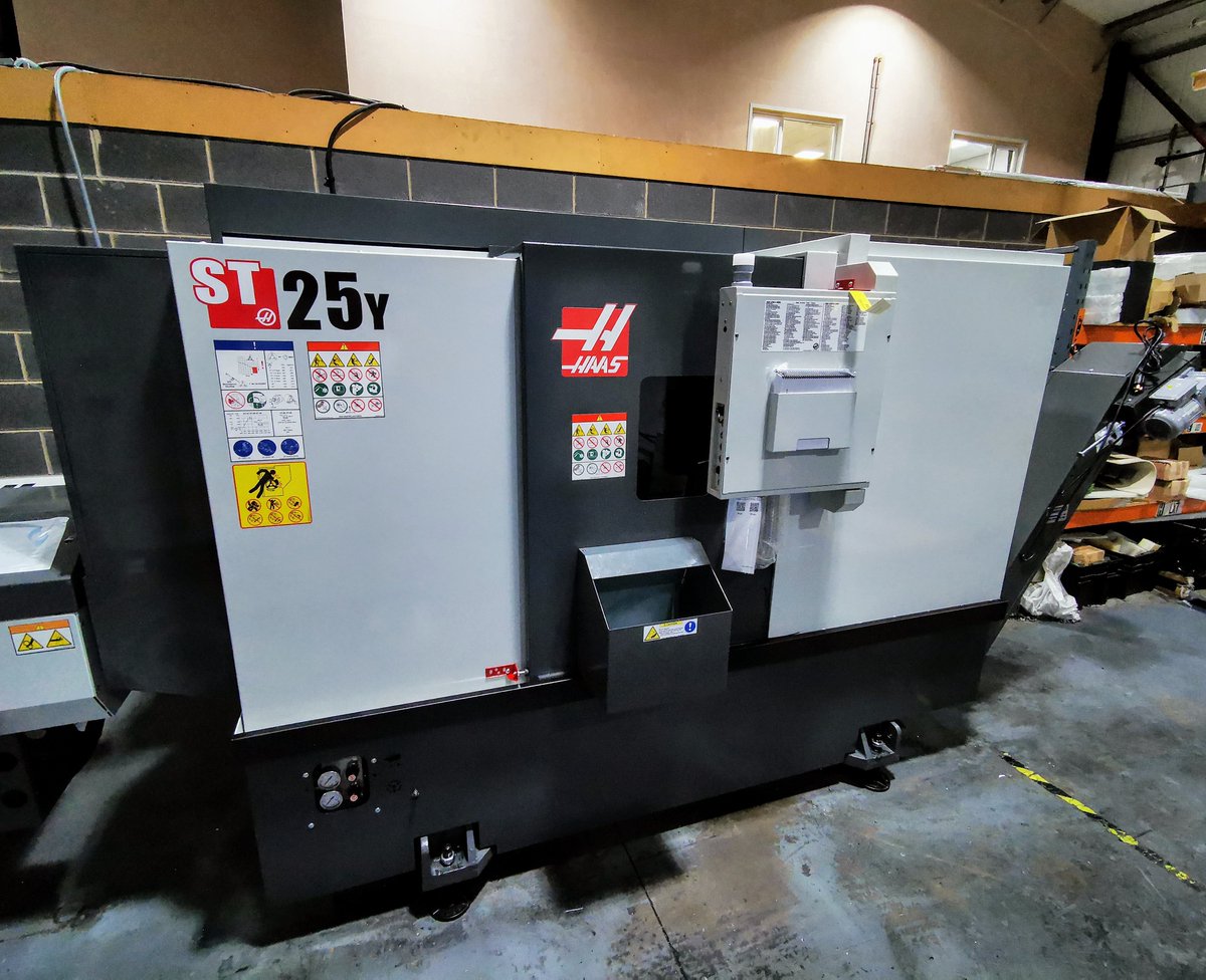 VaplasLtd's tweet photo. Introducing a new member to the Vaplas family - our new Haas ST-25Y Bar fed turning Lathe.

Call us for any requirements on 01924 220050 - it's raring to go!

ST-25Y - Haas Automation UK - Y-Axis CNC Turning Centres https://t.co/iGrMJ3nNRA