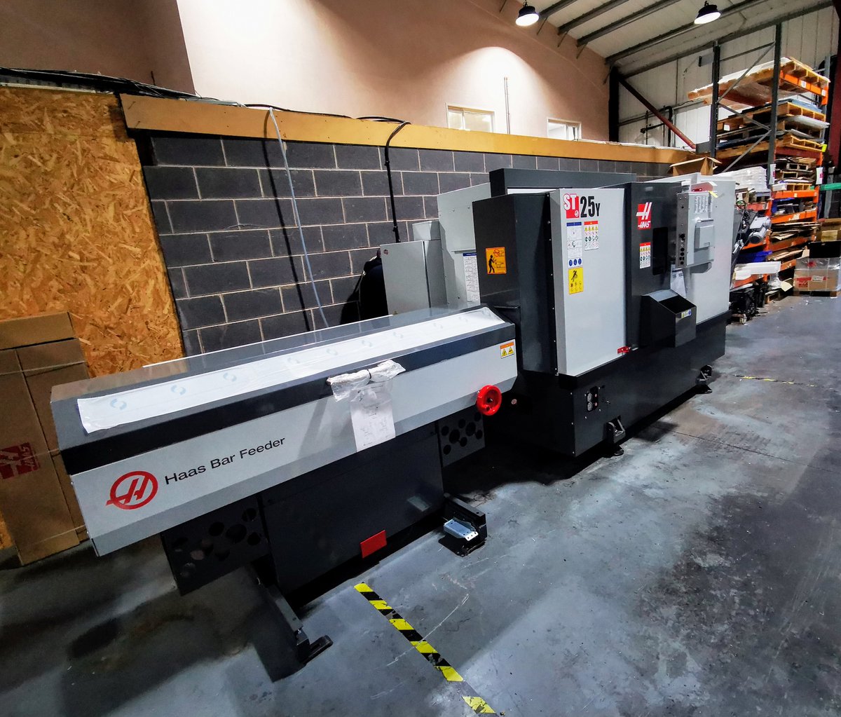 VaplasLtd's tweet photo. Introducing a new member to the Vaplas family - our new Haas ST-25Y Bar fed turning Lathe.

Call us for any requirements on 01924 220050 - it's raring to go!

ST-25Y - Haas Automation UK - Y-Axis CNC Turning Centres https://t.co/iGrMJ3nNRA