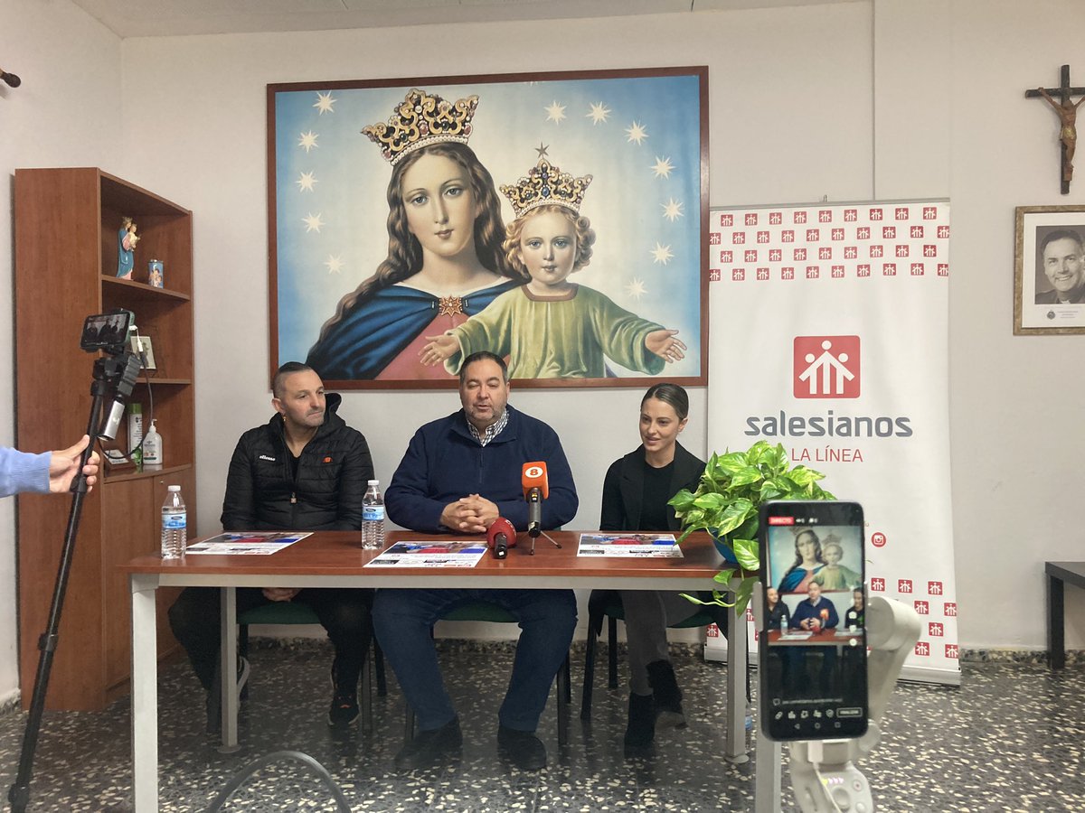 SalesianosLLC's tweet photo. Presentación de VI Belén Viviente en nuestra Casa con la presencia de Oscar Martín cuya labor solidaria junto con el “Proyecto Sales” serán los beneficiarios de la recaudación de este año #UnSueñoParaTi #SalesianosLaLínea https://t.co/OPkY8OGGND