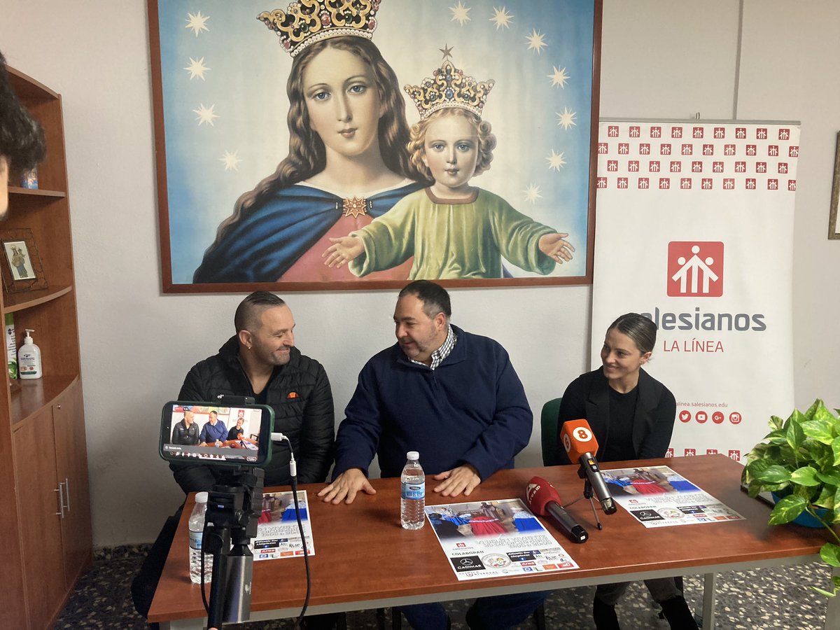SalesianosLLC's tweet photo. Presentación de VI Belén Viviente en nuestra Casa con la presencia de Oscar Martín cuya labor solidaria junto con el “Proyecto Sales” serán los beneficiarios de la recaudación de este año #UnSueñoParaTi #SalesianosLaLínea https://t.co/OPkY8OGGND