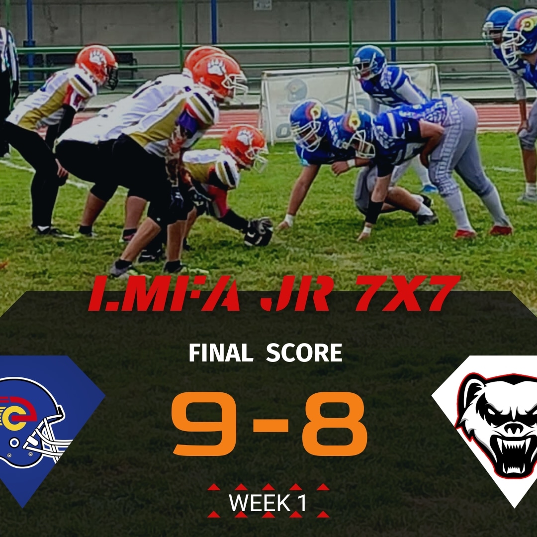 Gran debut de nuestros Jr WOLVERINES-GRIZZLIES en la 7x7 @madridxfootball ante @camionerosdecoslada ,no se pudo ganar, muy contentos con nuestra actuación en el debut,toca seguir trabajando,felicitar a los chicos de coslada por esta victoria
1 2,3 Wolverines!!!
1,2,3 Ávila!!!