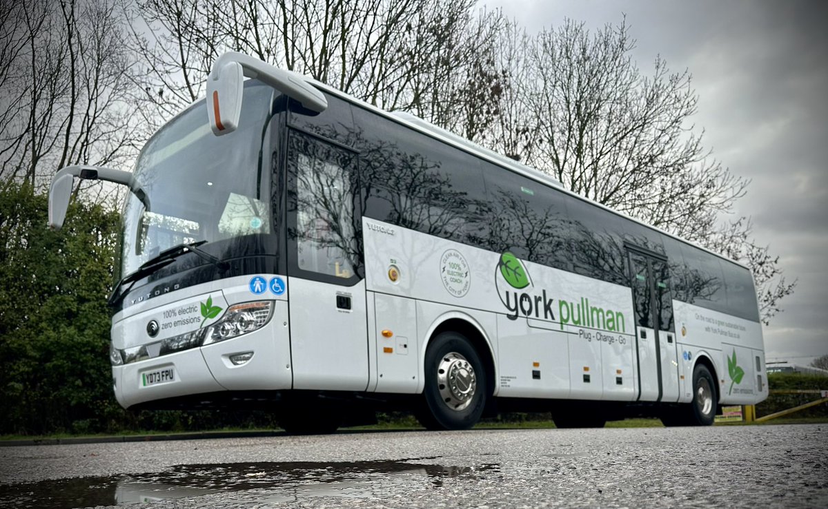 Kwalker14tjt's tweet photo. Look out for @YorkPullmanBus new #electric coach. A First for #York. Always looking ahead and investing in our #future. #yorkpullman driving towards net #zero. @PelicanYutong @VisitYork @CBWtweets @routeoneteam #plugchargego #bus #coach @CityofYork https://t.co/Ttj02QWFzt