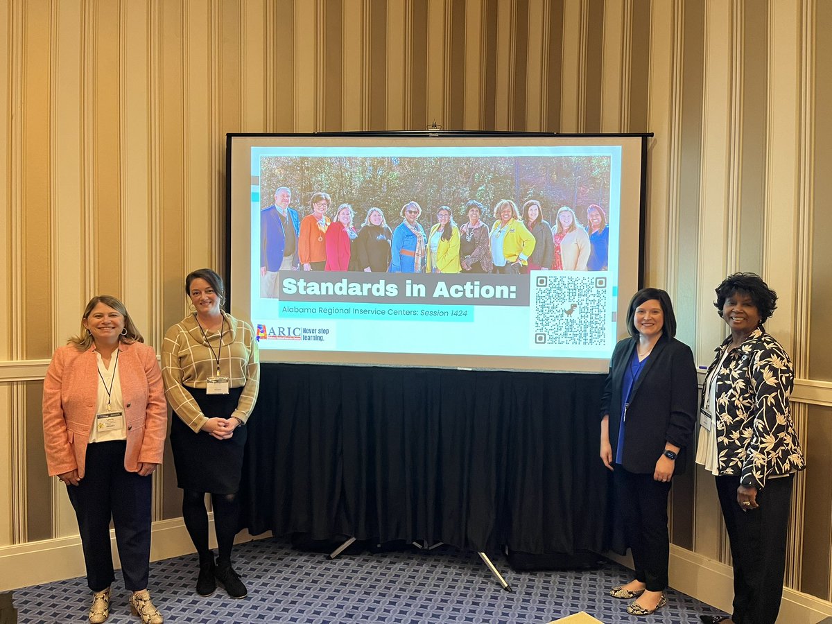 AL Regional Inservice Center Directors are at the <a href="/LearningForward/">Learning Forward</a> Conference learning to become better leaders &amp; advocates for their regions! We facilitated our first presentation w/ people from around the country in attendance. Second presentation is today!