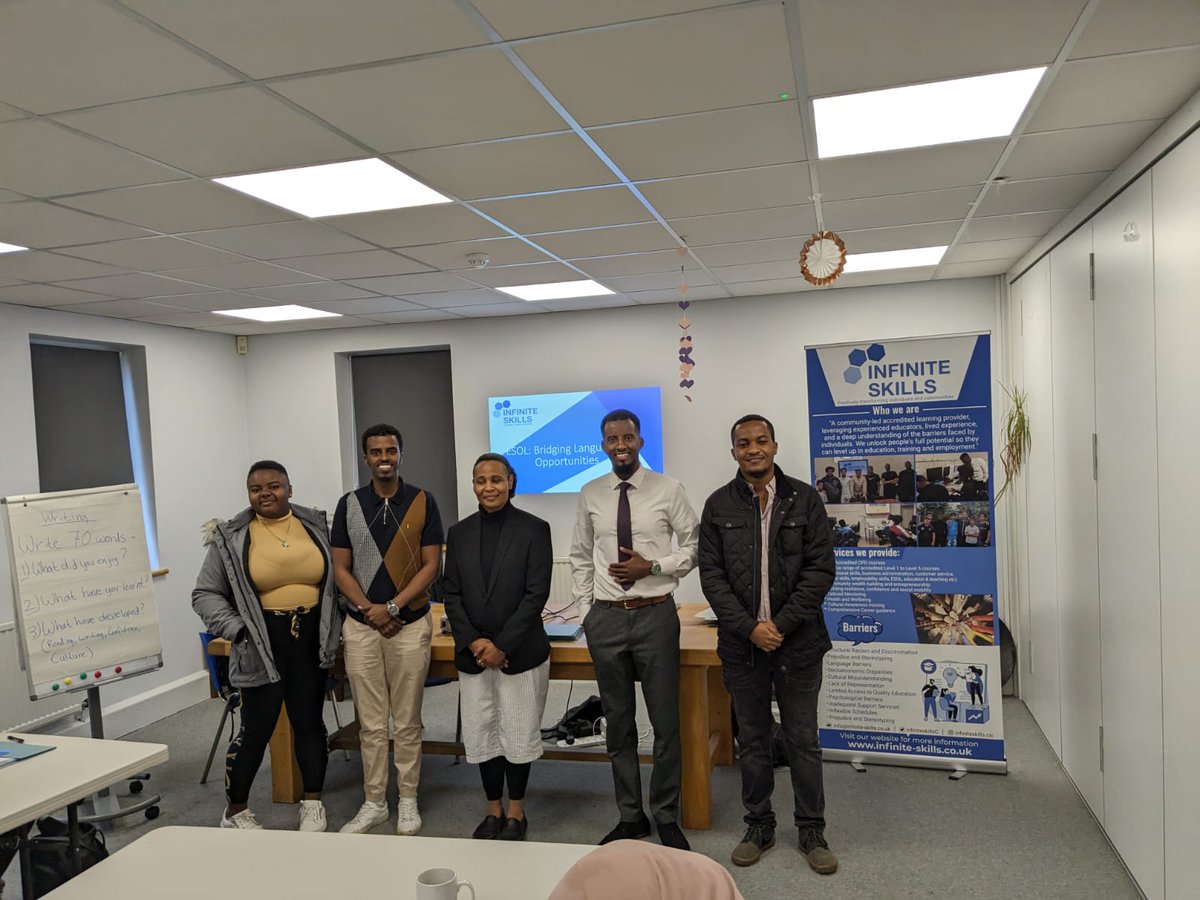 UWASocialEntpr's tweet photo. The end of our ESOL classes had our recent graduates happy to get their certificates and displayed their eagerness for the endless opportunities and community integration function it offered them. https://t.co/cWkwxhZ5Un