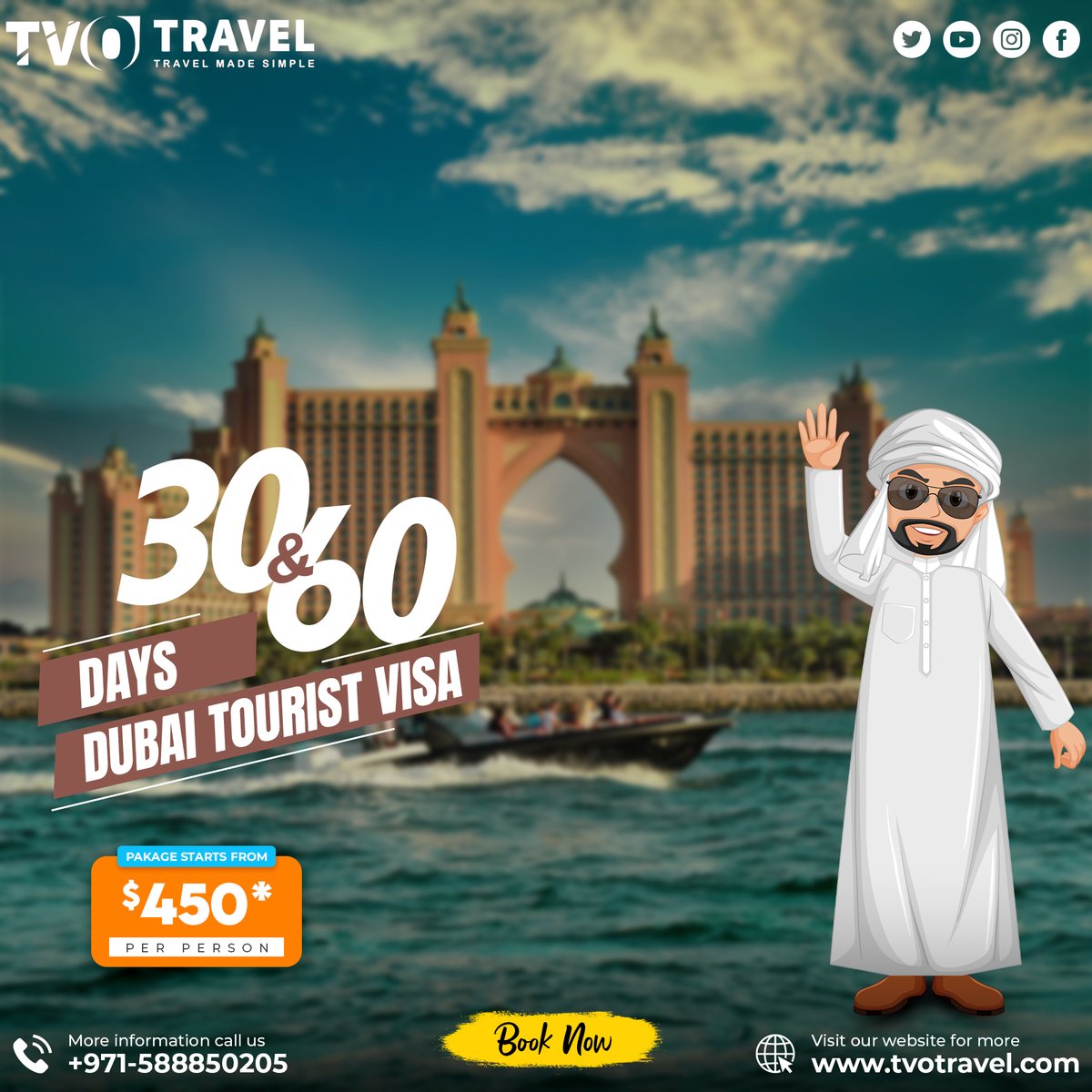 Get Your 30- and 60-Day Dubai Tourist Visa with TVO Travel!

tvotravel.com
#dubai #dubaivisa #tvotravel #exploredubai #VisaMagic #DubaiDreams #WanderlustJourney #touristvisa #discoverdubai