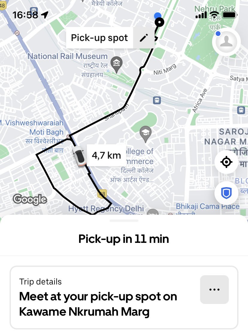 jababaga's tweet photo. @Uber_India go home, you’re drunk!

Making complicated routes from straight and easy ones, making many drivers either get lost or cancel. Wasting lot of time. Fix your navigation system! https://t.co/XkeMxn0XNl