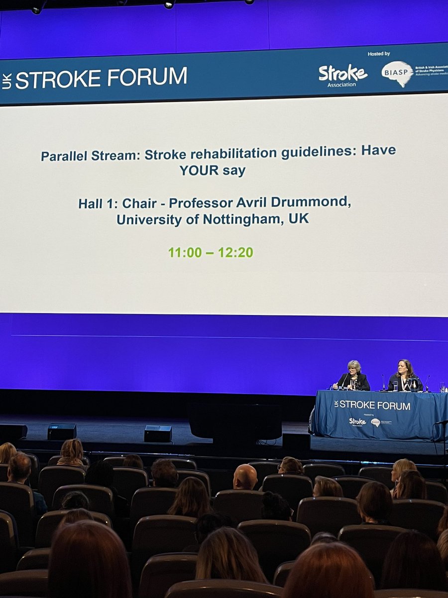 Great to hear this debate around the new guidelines and feasibility of delivery. Great to hear some alternative thinking around better utilising rehab support workers to deliver person centred intensive therapy and not every session needs a qualified therapist @ISDNNorthMids