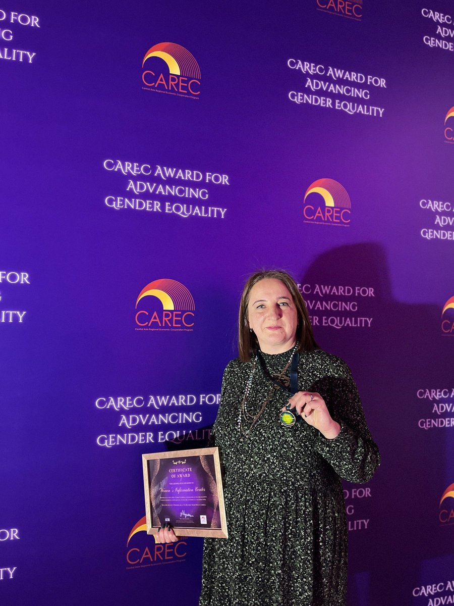 WicWomen's tweet photo. Celebrating GENDER CHAMPIONS 2023 in Tbilisi at the 22nd CAREC Ministerial Conference.11 global organizations received the prestigious award for outstanding efforts in promoting gender equality. 🏆  Women's Information Center (WIC) from Georgia is the proud winner!#GenderEquality https://t.co/4dD3olsC6M