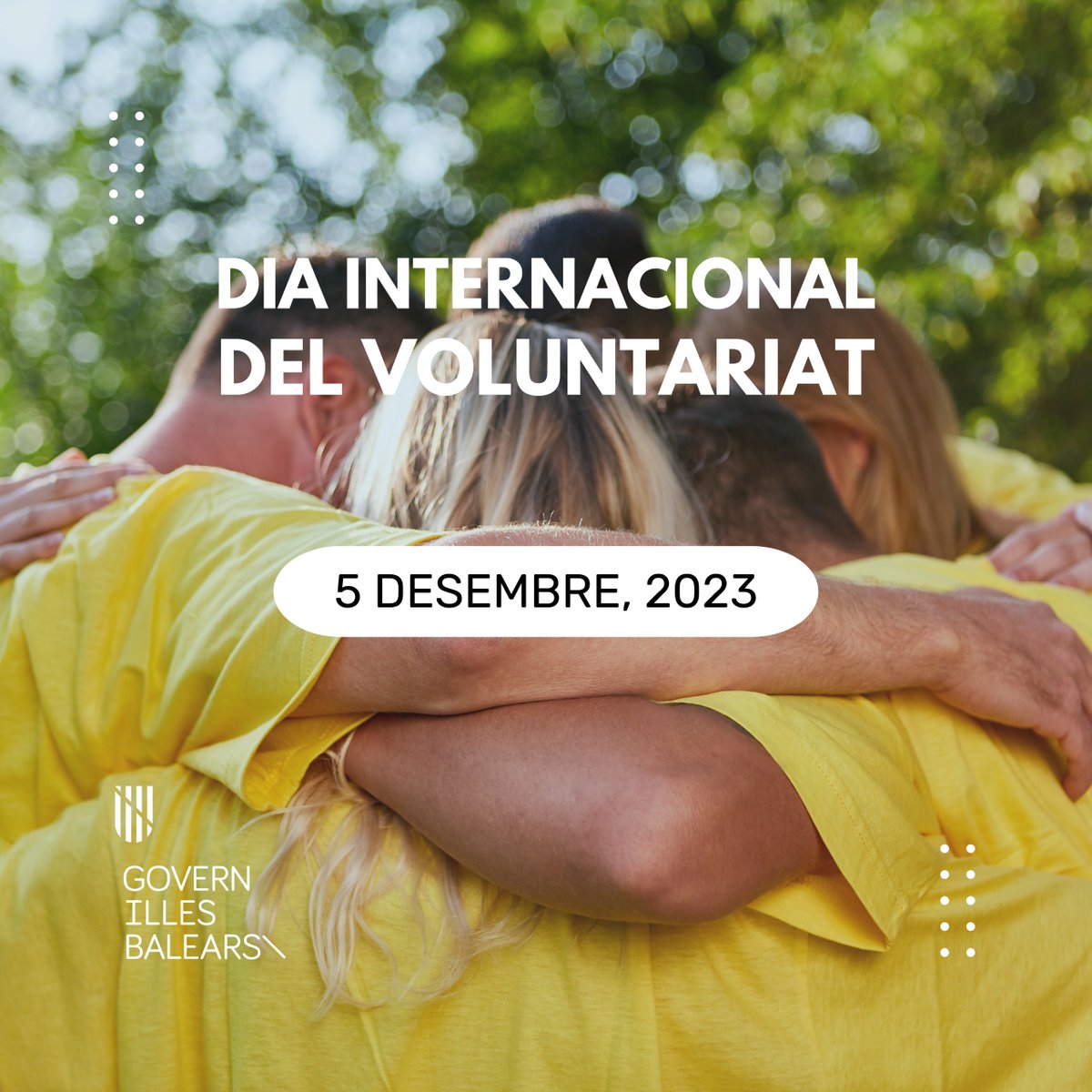 Gràcies a tots aquells que, amb el seu temps i esforç, construeixen un món millor. Gràcies a tots els voluntaris de les Illes Balears per la seva solidaritat i compromís social 🤝