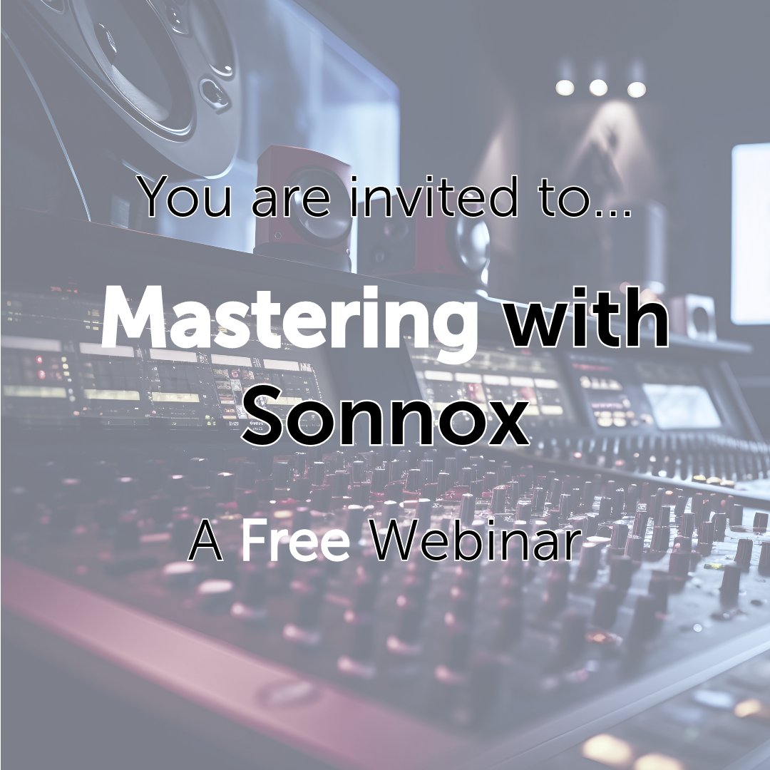 sonnoxplugins's tweet image. 📢 Calling all aspiring audio engineers 📢

Join our free webinar tomorrow to hear a renowned  panel of experts discuss all things mastering as a career, and essential tools for mastering.

Sign up here: 

focusrite.com/articles/caree…

#mastering #masteringtips #masteringengineer