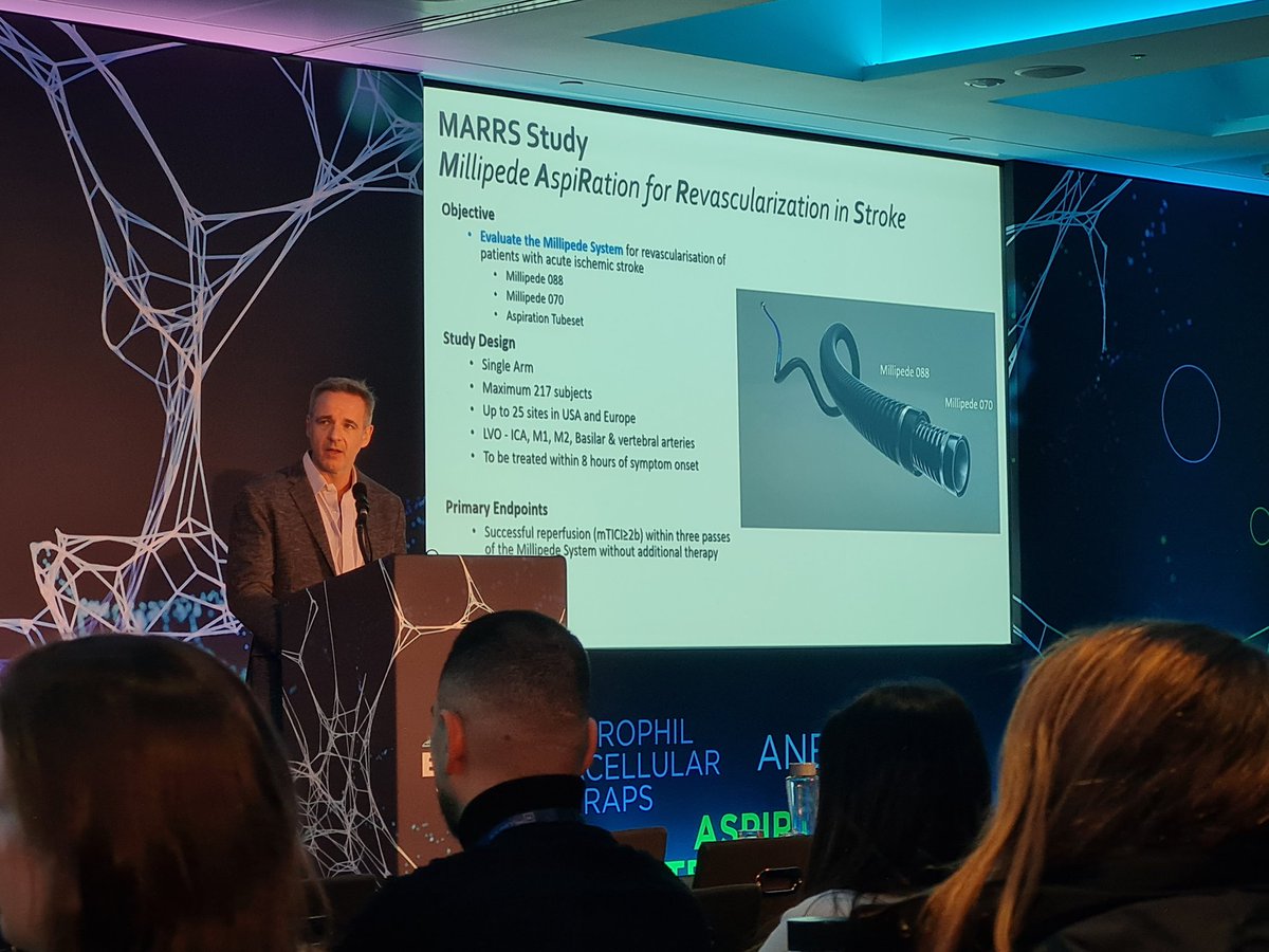 NeuroNews (@nn_publishing) on Twitter photo "You can use this with almost any device you would usually use for mechanical #Thrombectomy," claims David Fiorella, discussing the Millipede 088 superbore aspiration system and MARRS study at the #BartsBRAINConference <a href="/brainconferenc1/">BRAIN Conference</a> <a href="/Wayne_Perfuze/">Wayne Allen</a> "You can use this with almost any device you would usually use for mechanical #Thrombectomy," claims David Fiorella, discussing the Millipede 088 superbore aspiration system and MARRS study at the #BartsBRAINConference <a href="/brainconferenc1/">BRAIN Conference</a> <a href="/Wayne_Perfuze/">Wayne Allen</a>