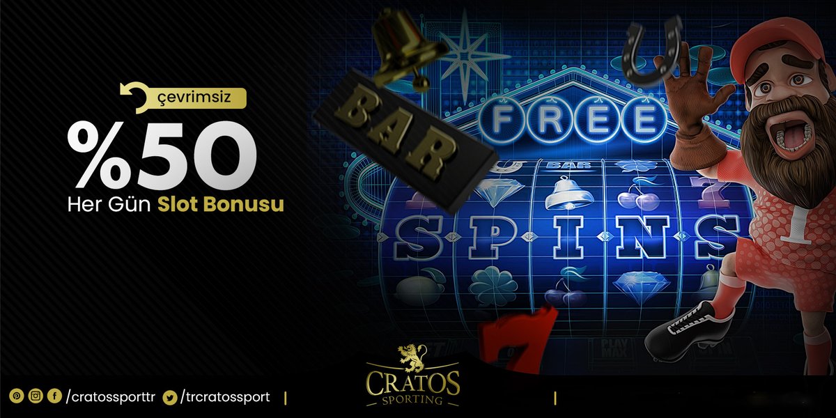 Cratossporting'e yapacağınız 20 TL ve üzeri yatırımlarınızın %50'si kadarını 250 TL'ye kadar Çevrimsiz Slot Bonusu olarak talep edebilirsiniz!

En çok tercih edilen sağlayıcılar ve kazandıran oyunlar Cratossporting'in ayrıcalıklarla dolu dünyasında sizi bekliyor!