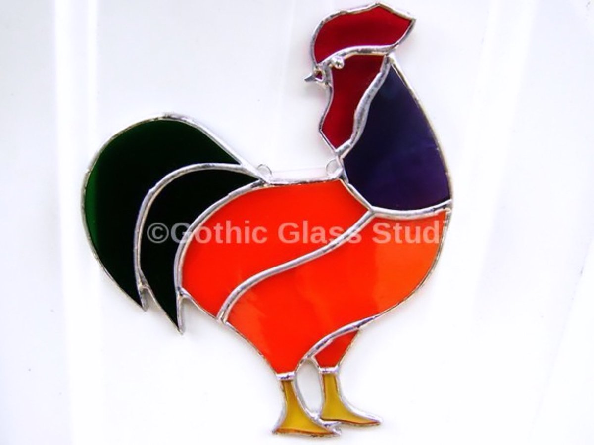 CA$60.00
stained Glass Rooster #handmade #glassRooster #Canadian  handmade by
GothicGlassStudio on Etsy #etsyhsndmade #etsycanada #etsychristmasgifts #giftsthatlast #handmadegifts #stainedglass #suncatchers #artglass #wallart #roosters etsy.com/ca/listing/508…