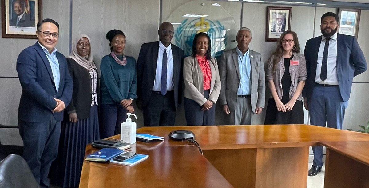 Fruitful discussions today on collaborative efforts to support & advance Universal Health Coverage & strengthening health systems in #Uganda by @WHOUganda & @FrenchEmbassyUg teams. This was during a courtesy visit by Dr @BruckLandais & Tiphaine Mallegol to Dr. @tegegny.